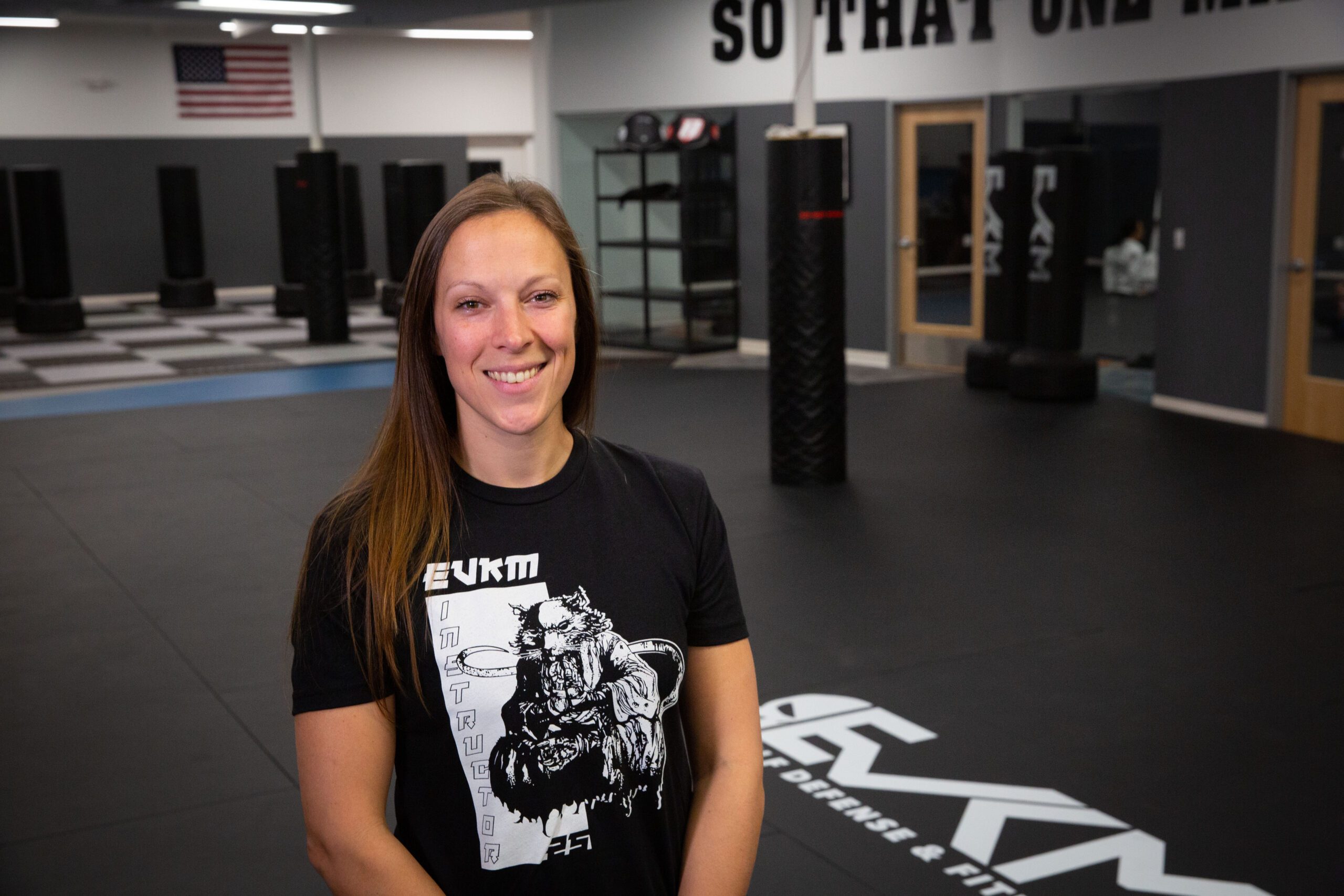 Sara Ullenbruch-Zarezadeh — 2nd Degree Krav Maga Black Belt, Blue Belt in Brazilian Jiu Jitsu, Assistant in Brazilian Jiu-Jitsu