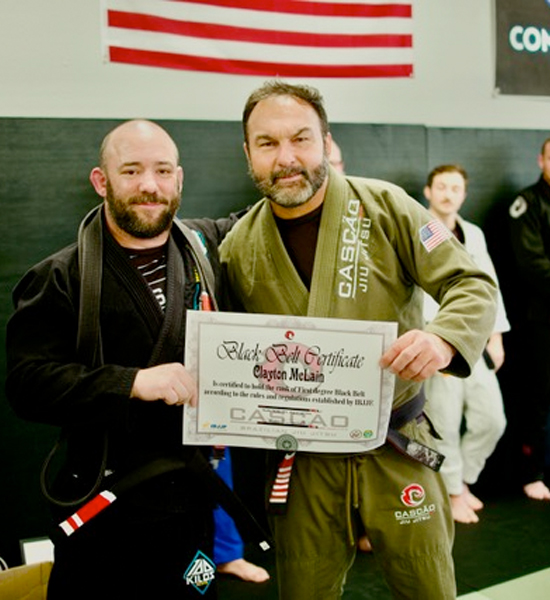 Clayton McLain — 1st Degree Black Belt, Head Instructor in Brazilian Jiu-Jitsu