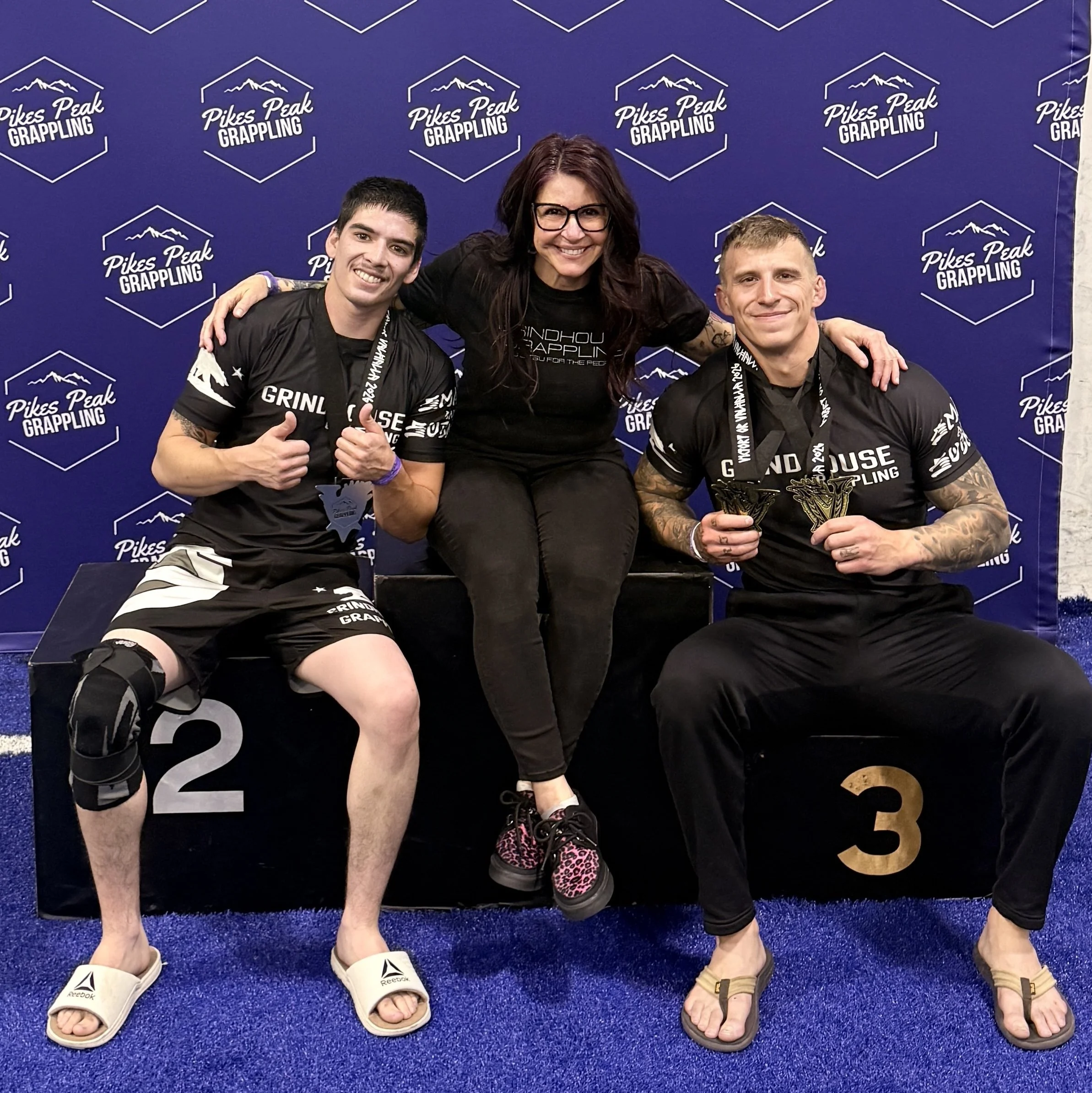 Denise Henry — American Jiu Jitsu: Black Belt 2nd Degree; Brazilian Jiu Jitsu: Black Belt 2nd Degree, Head Instructor in Brazilian Jiu-Jitsu