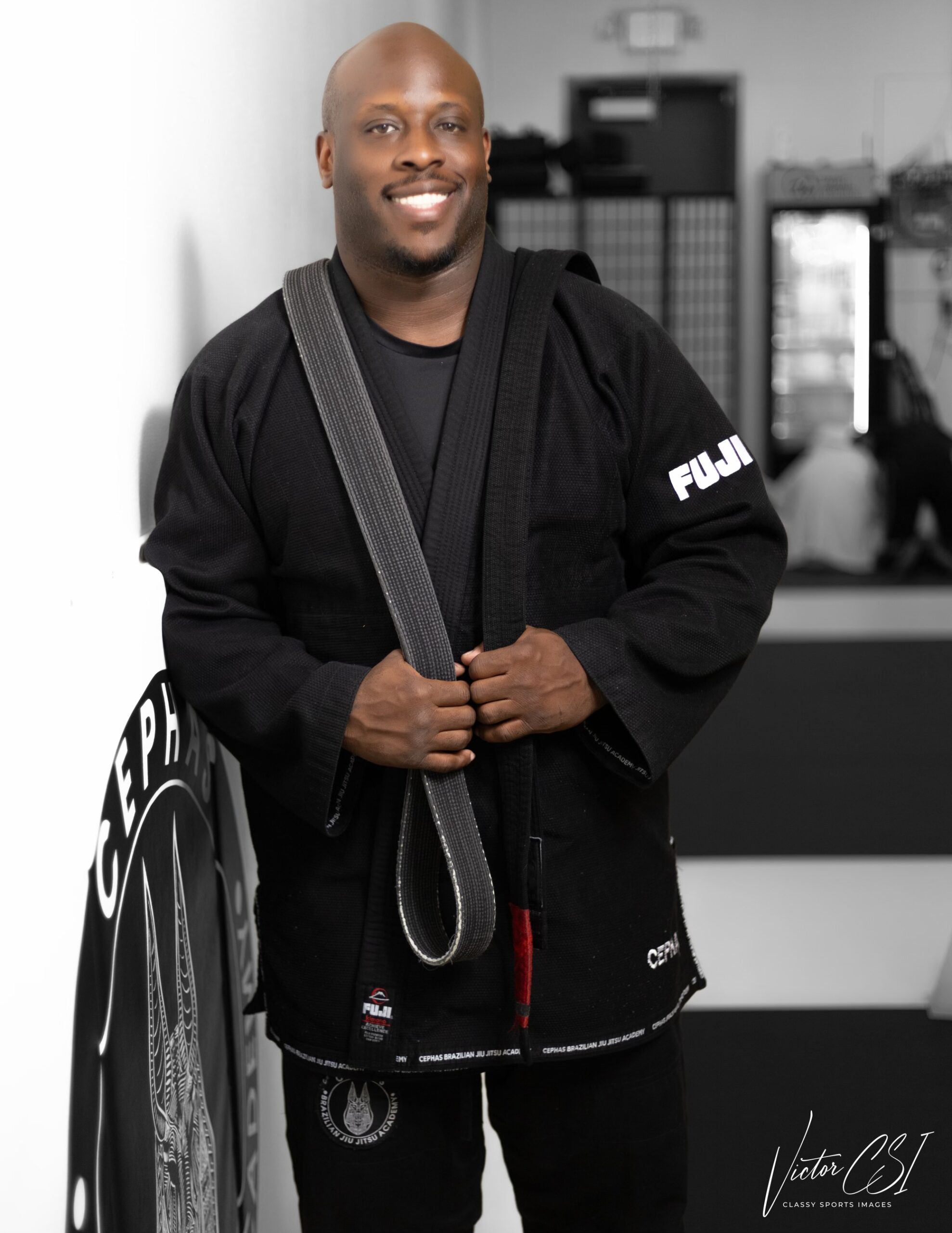 Jerell Cephas — Black Belt (Cobrinha 1st Degree in Brazilian Jiu Jitsu), 3rd Dan Cephas Karate-Jiu Jitsu, Head Instructor in Brazilian Jiu-Jitsu
