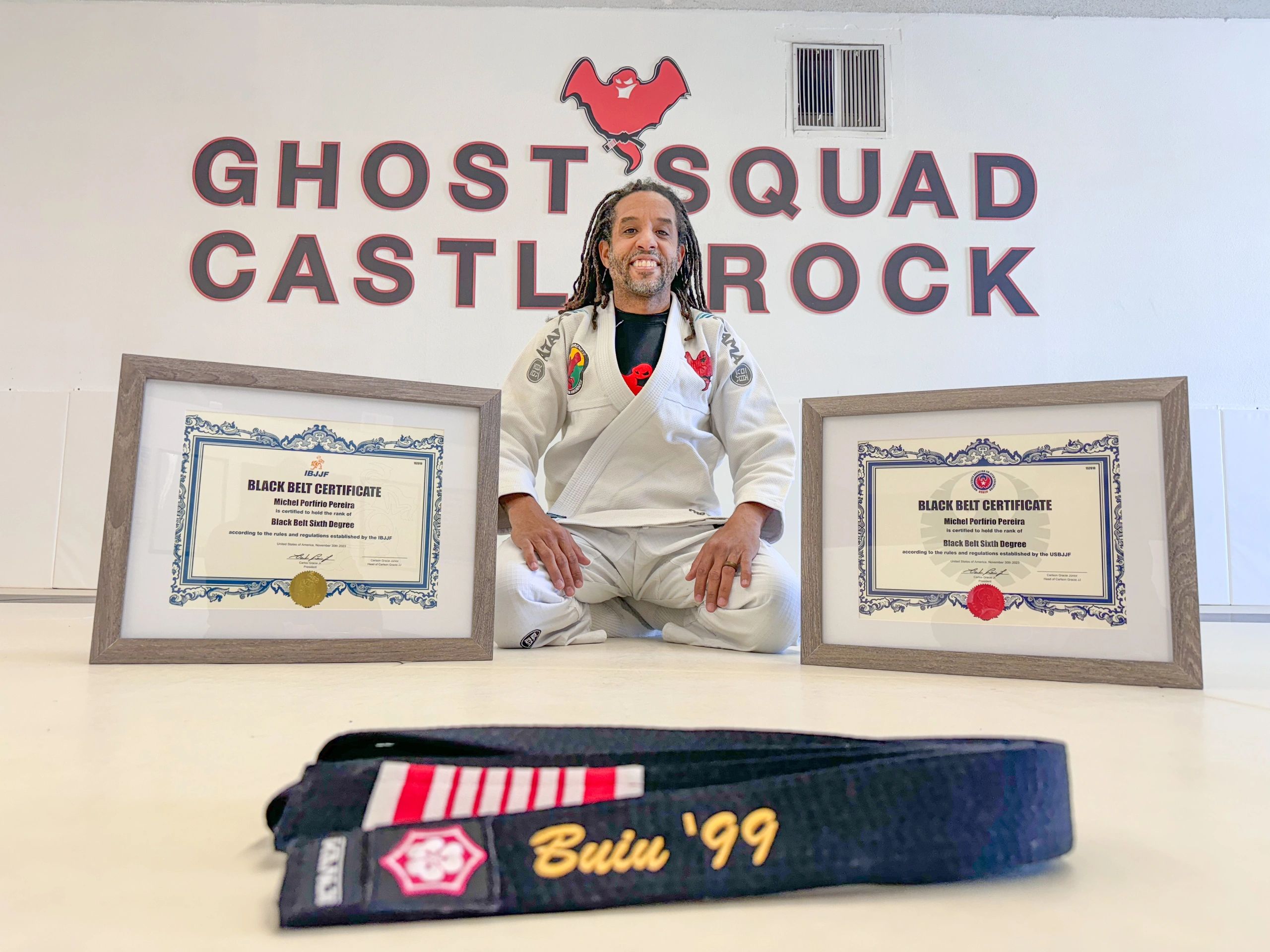 Michel Porfirio Pereira — 6th degree IBJJF Black Belt, Head Instructor in Brazilian Jiu-Jitsu