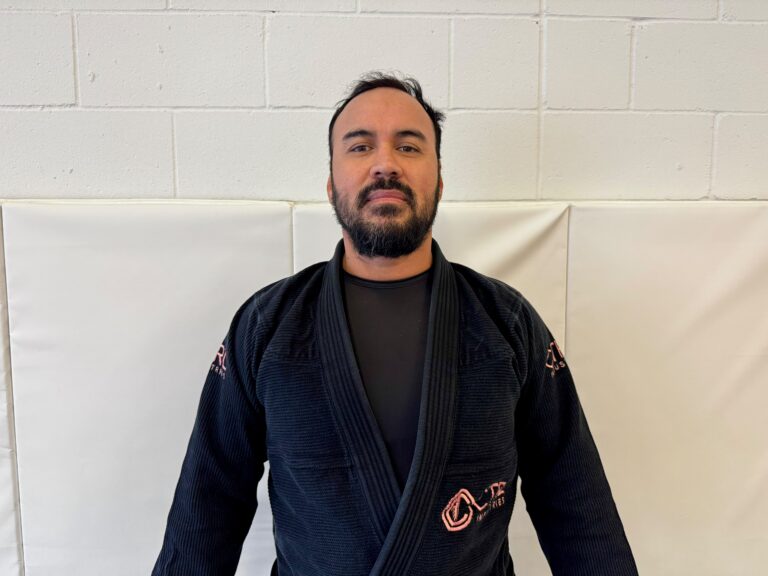Tony Aguirre — 1st degree black belt (stated on site), Assistant in Brazilian Jiu-Jitsu